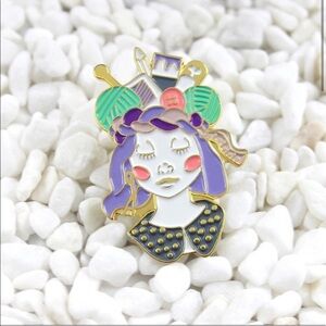 3/$23 🆕 Craft Queen Enamel Pin Brooch